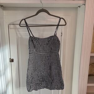 Brandy Melville Black and White Checkered Camisole